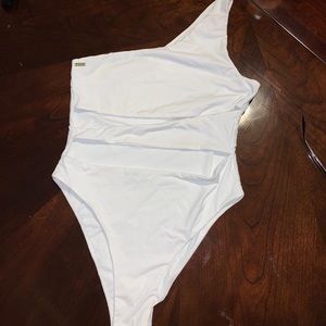 One shoulder swim suit